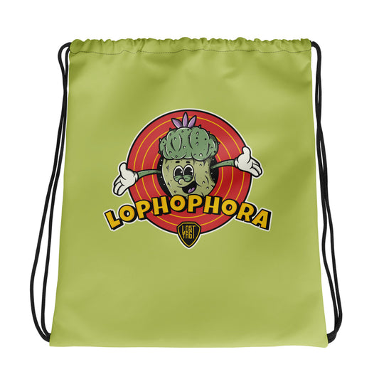 Lophophora drawstring bag