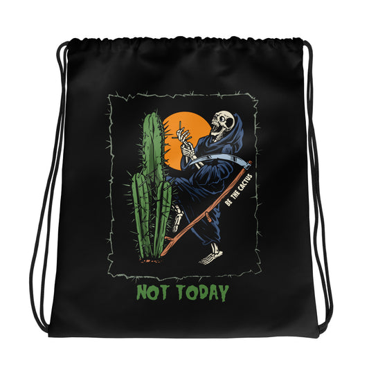 Not Today, Death drawstring bag
