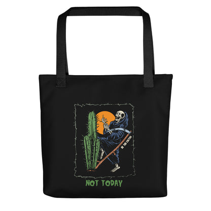 Not Today, Death Tote bag