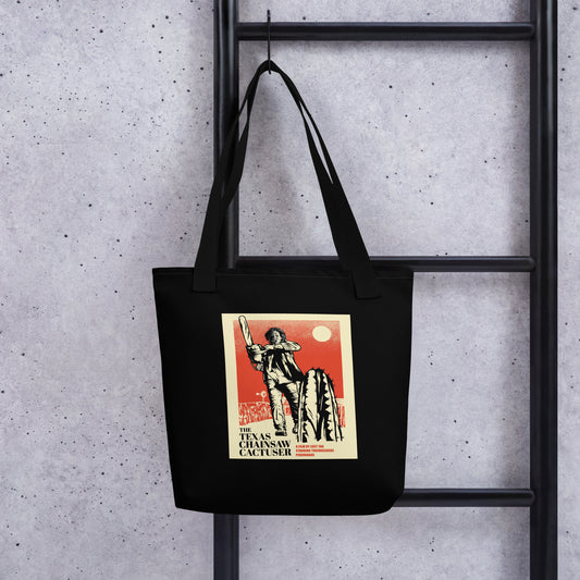 Chainsaw Cactuser Tote bag