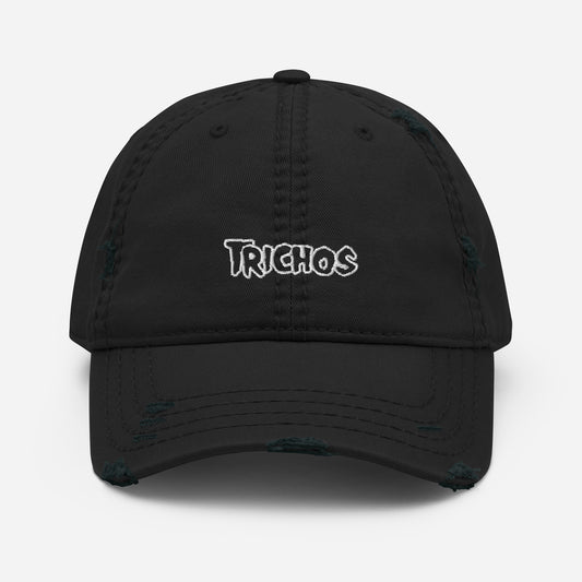 Trichos distressed dad hat