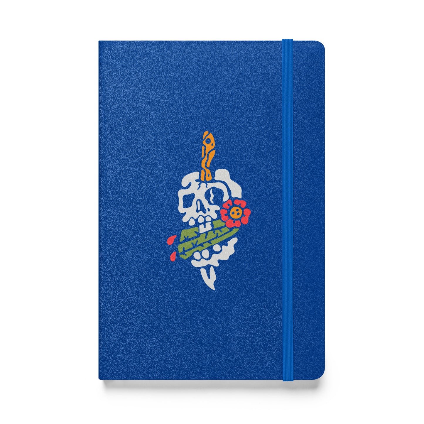 Tricho Skull Notizbuch mit Hardcover-Einband 