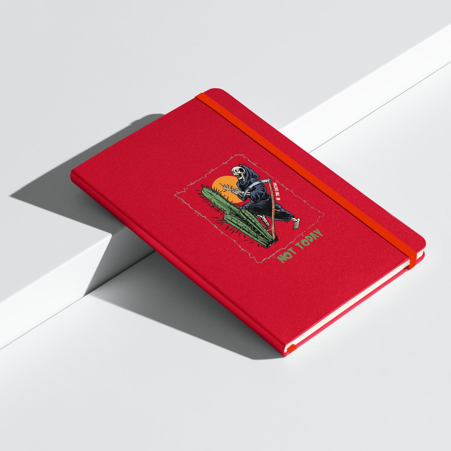 Not Today, Death hardcover bound notebook