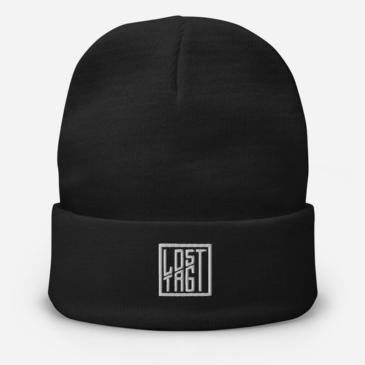 Lost Tag Embroidered Beanie