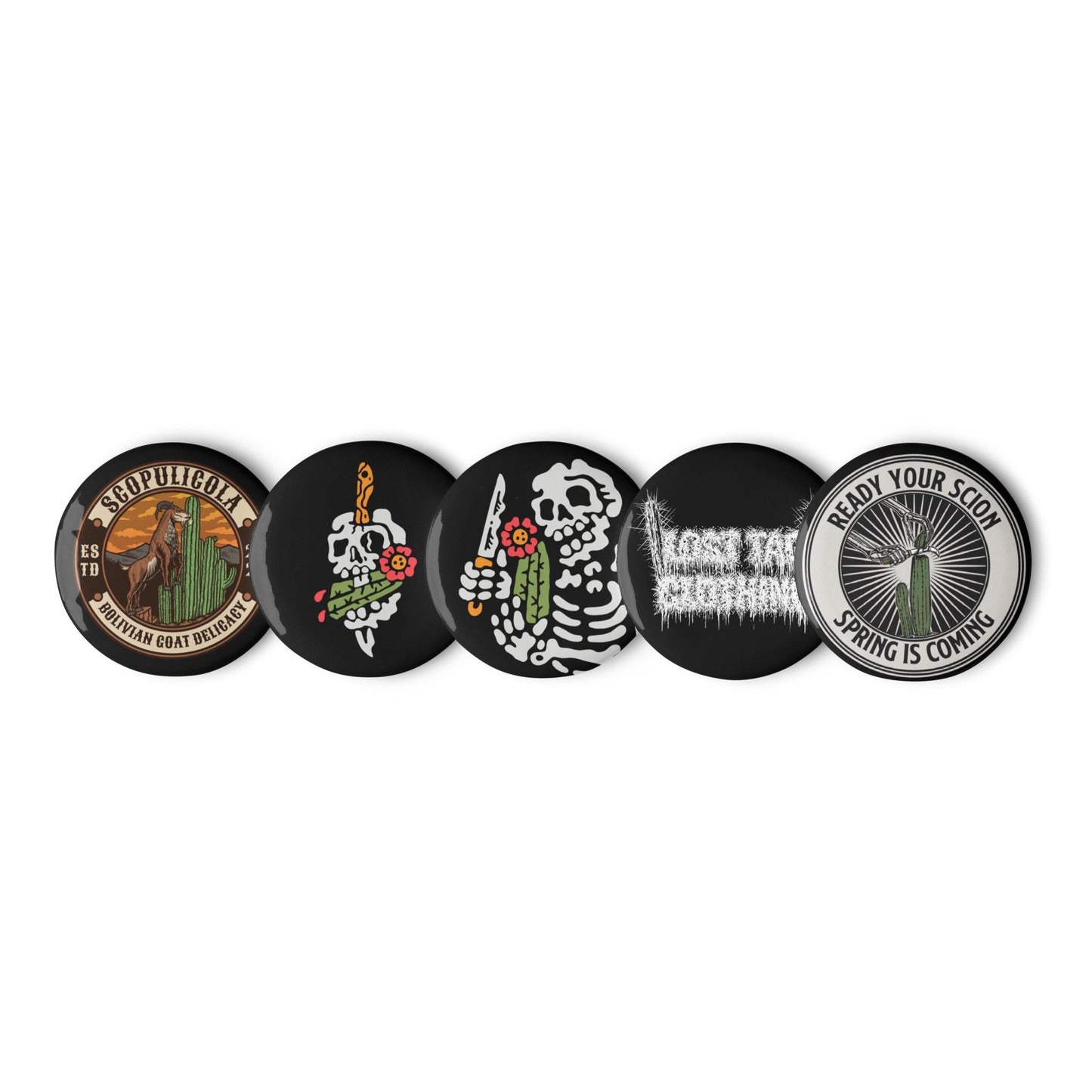 Set of pin buttons Series 1