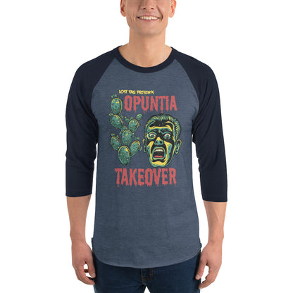 Opuntia 3/4 sleeve raglan shirt