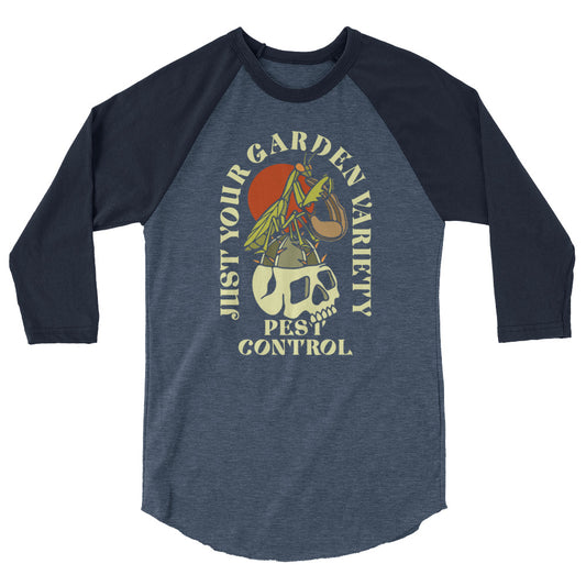 Pest Control 3/4 sleeve raglan shirt