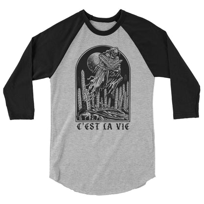 C'est La Vie 3/4 sleeve shirt