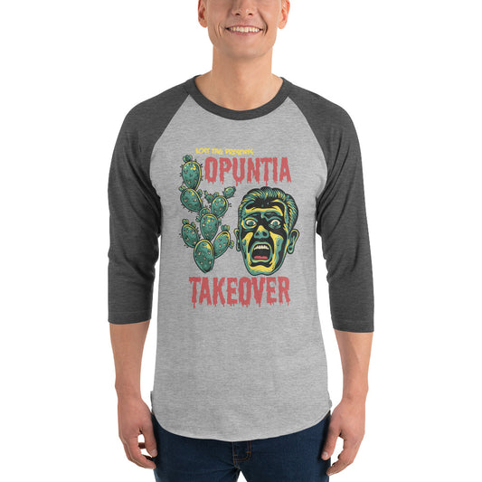 Opuntia 3/4 sleeve raglan shirt