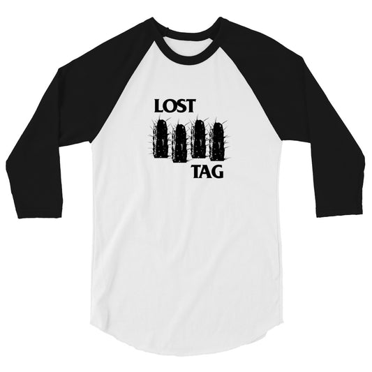 Lost Tag 3/4 sleeve raglan shirt