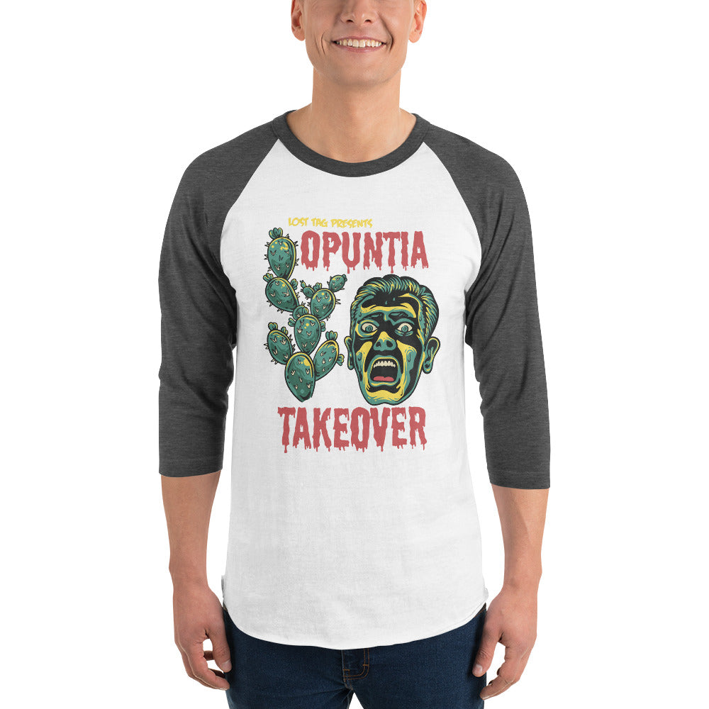 Opuntia 3/4 sleeve raglan shirt