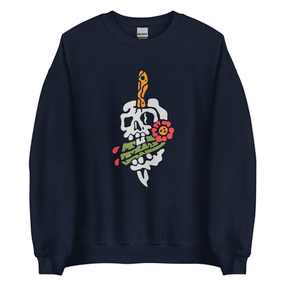 Cactus & skull themed sweatshirt