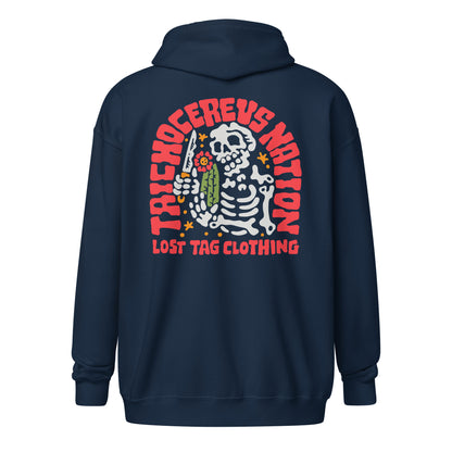 Tricho nation unisex heavy blend zip hoodie