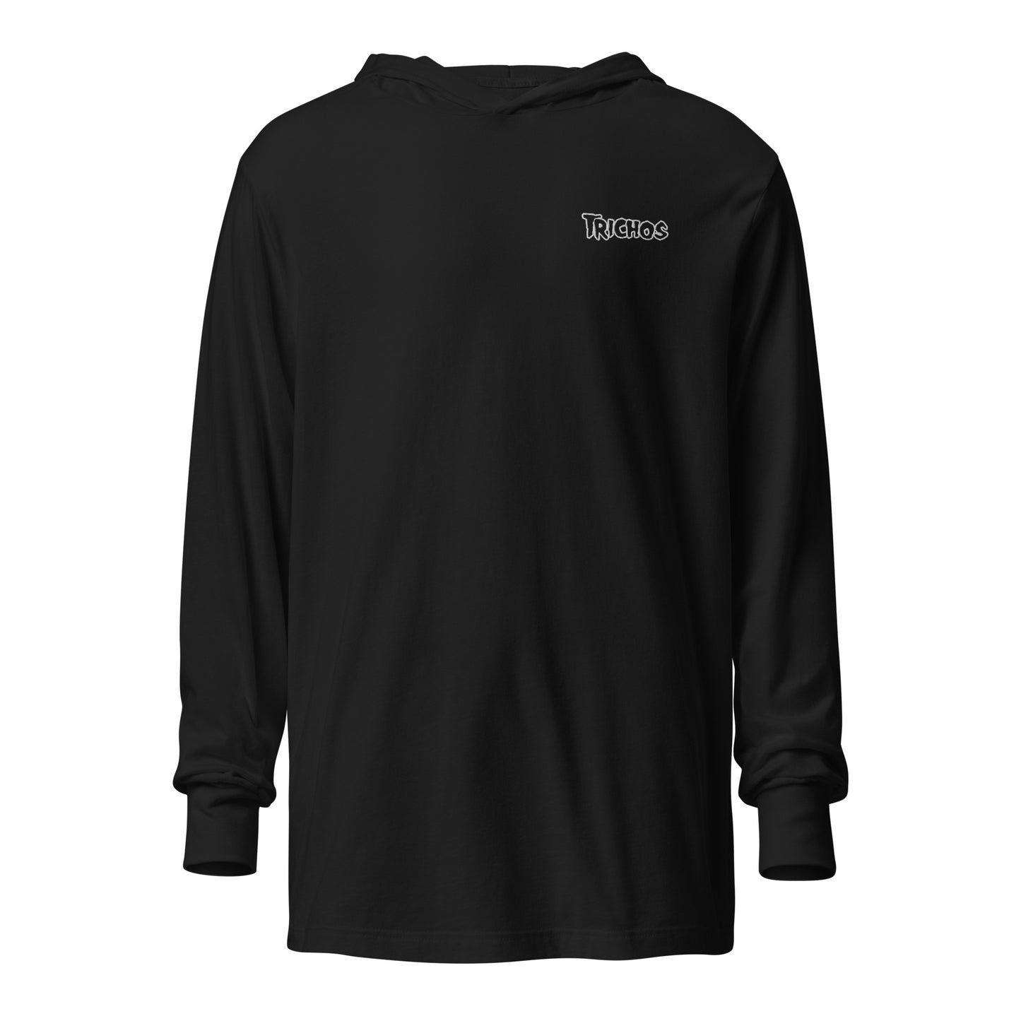 Trichos Unisex-Langarm-T-Shirt mit Kapuze