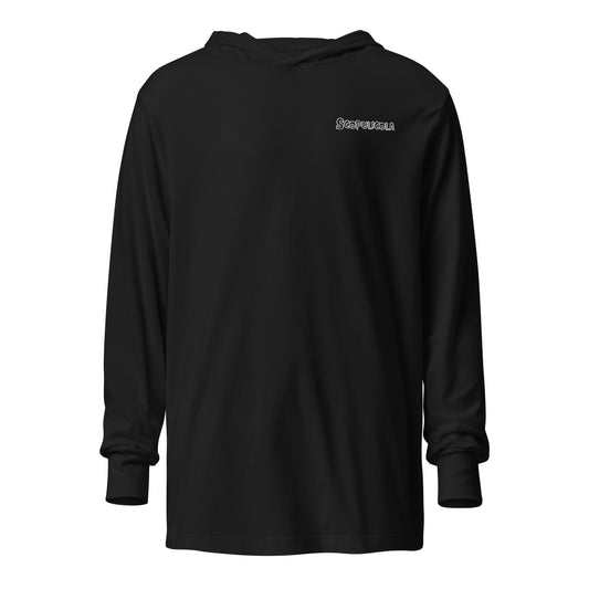 Scopulicola Unisex-Langarm-T-Shirt mit Kapuze
