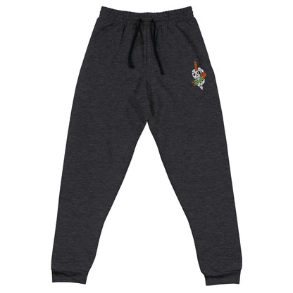 Tricho Skull Embroidered Unisex Joggers