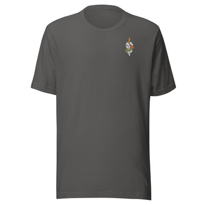 Tricho Skull doppelseitiges Unisex-T-Shirt