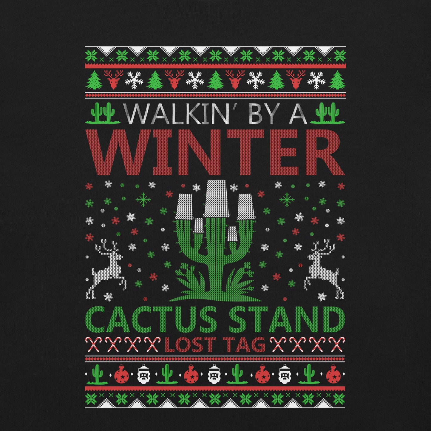 Christmas Cactus Stand t-shirt