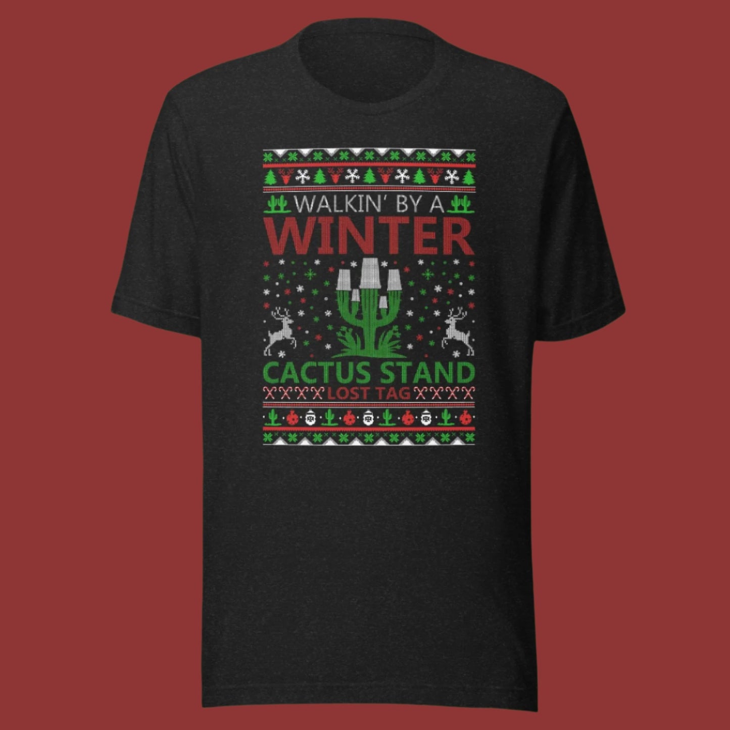 Christmas Cactus Stand t-shirt