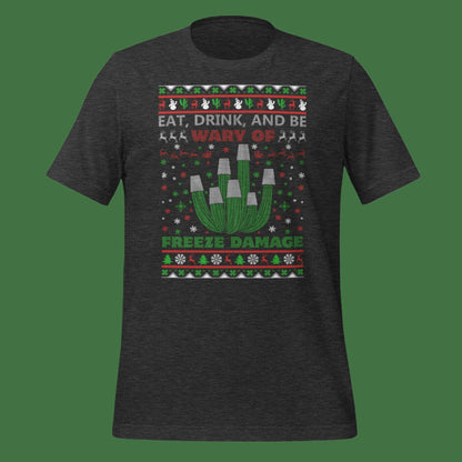 Freeze Damage Ugly Christmas Unisex t-shirt