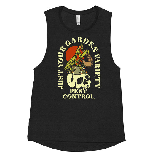 Pest Control Ladies’ Muscle Tank